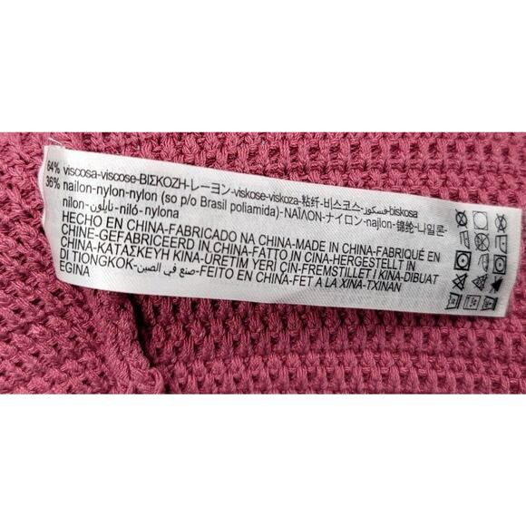 Zara Pink Knit Crop Top, Square Neck, Sleeveless, Size M, Trendy Summer Style - Picture 6 of 6